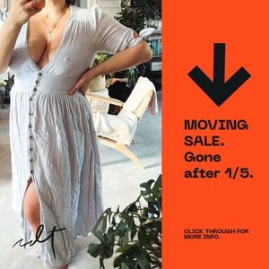 Free people button front dress